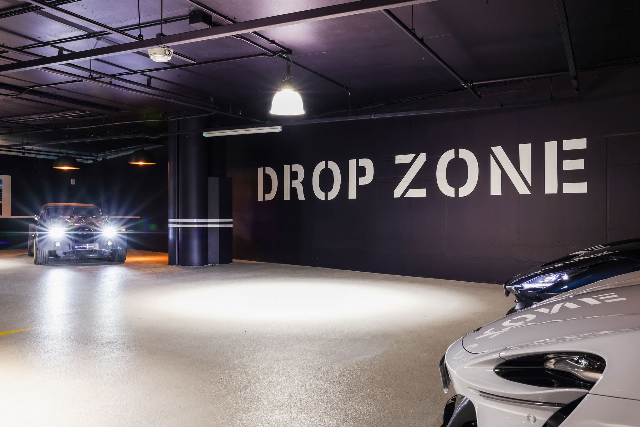 London car storage drop zone