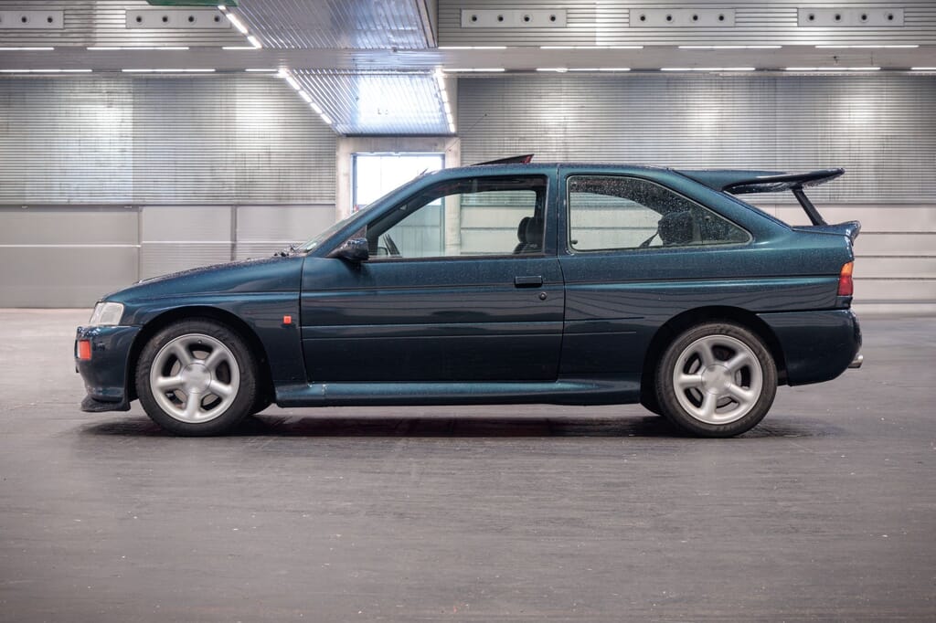 The Ford Escort RS Cosworth became an iconic car of the 1990s