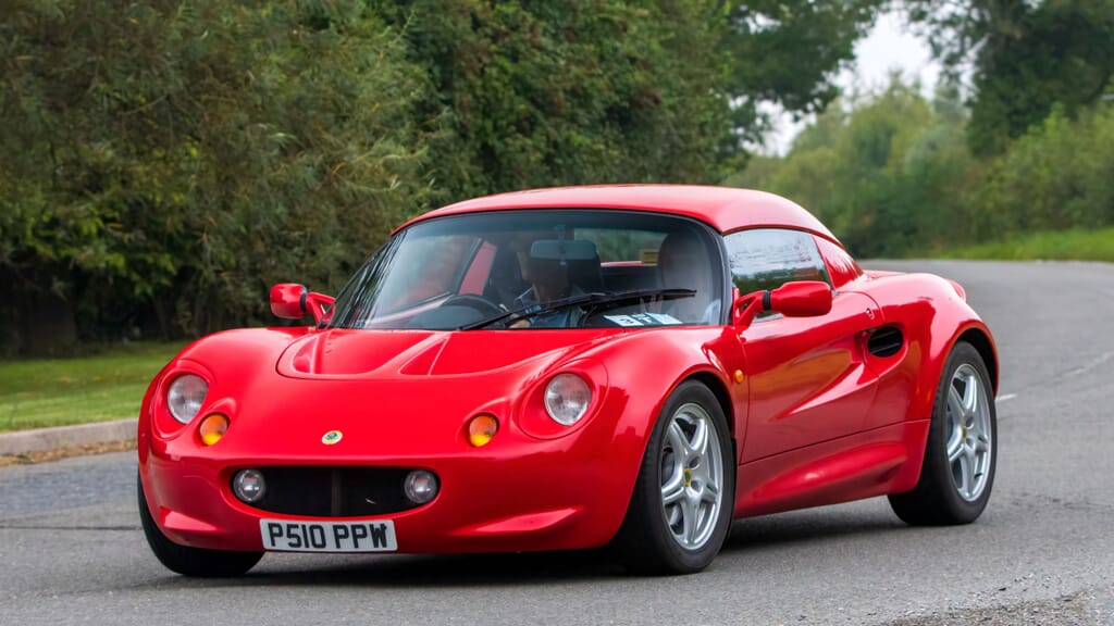 The Lotus Elise became an iconic car of the 1990s