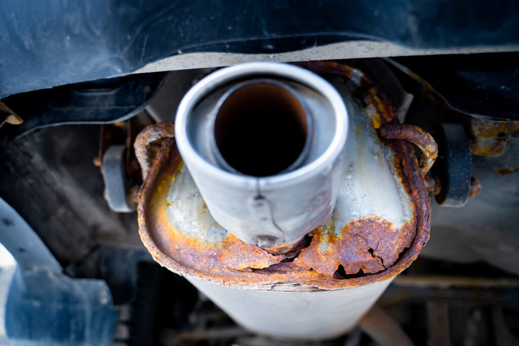 Salt Rust Engine Bay Road salt and cars | Windrush Car Storage