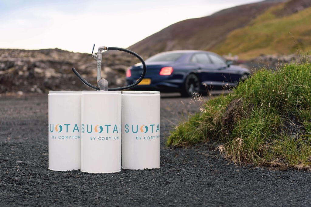 Bentley running on Sustain synthetic fuels