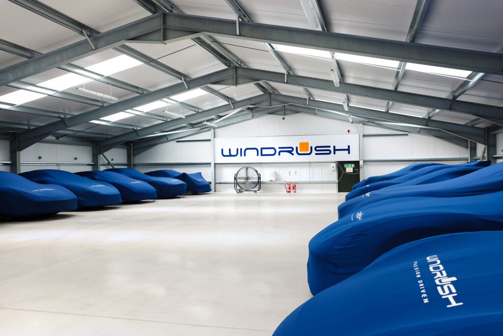 Windrush car storage facility in Cotswolds