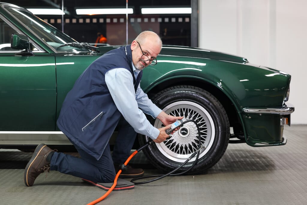 car storage tyre pressure checks