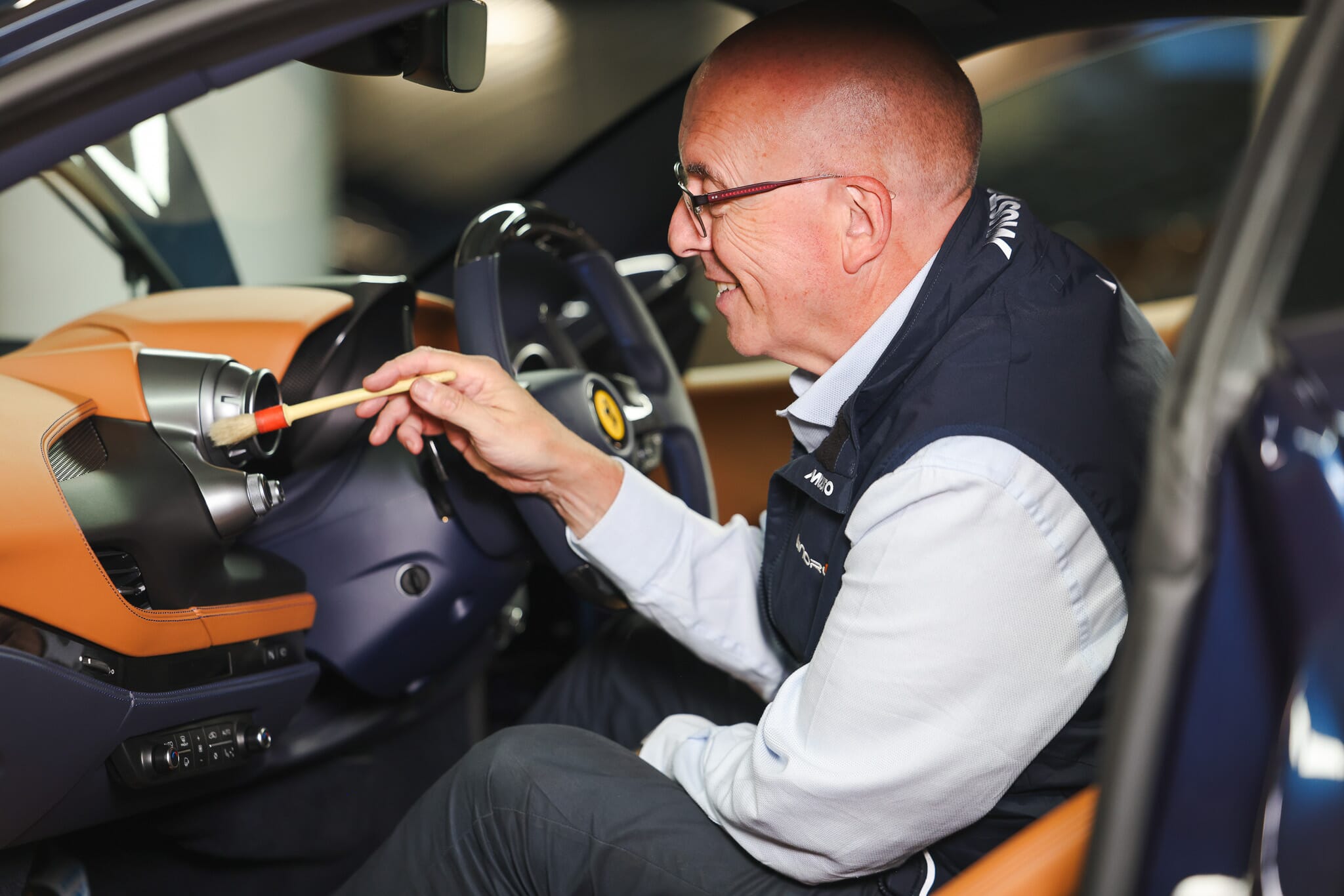 car interior detailing