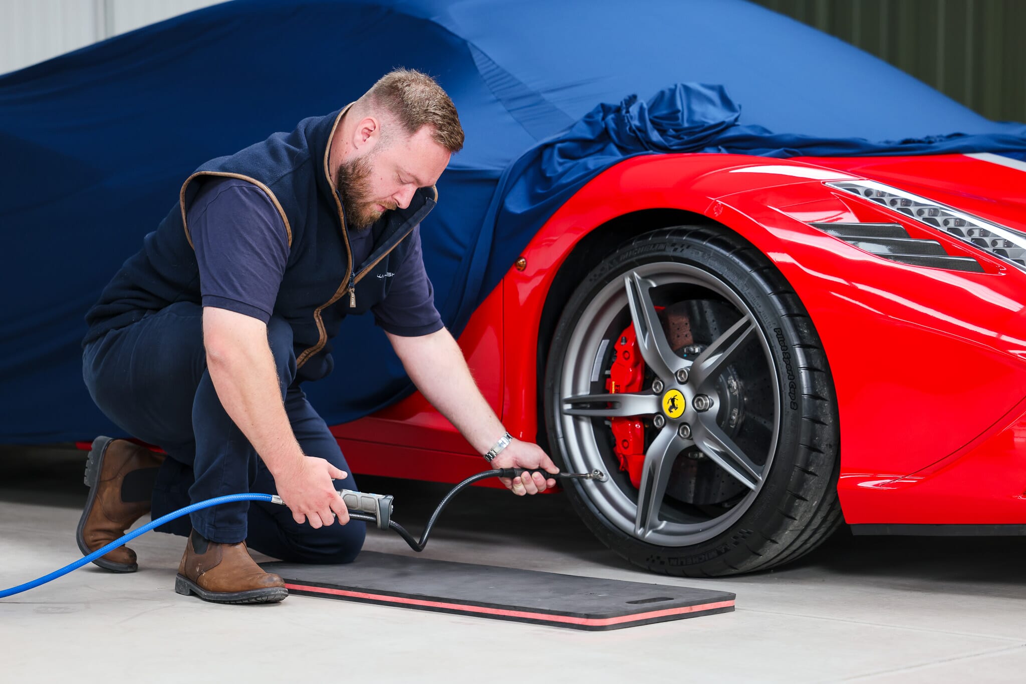 Tyre checks by car concierge